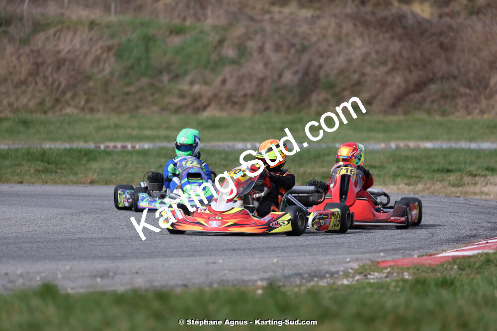 9 & 10/03/2024 : 1ère manche du Championnat du Sud au circuit d’Aigues-Vives (photos Stéphane Agnus) 2024 — karting