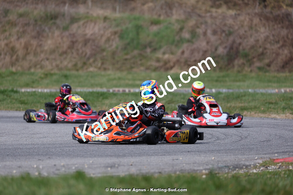 9 & 10/03/2024 : 1ère manche du Championnat du Sud au circuit d’Aigues-Vives (photos Stéphane Agnus) 2024 — karting