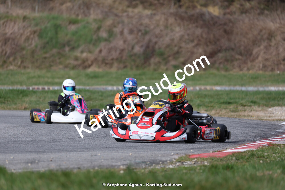 9 & 10/03/2024 : 1ère manche du Championnat du Sud au circuit d’Aigues-Vives (photos Stéphane Agnus) 2024 — karting