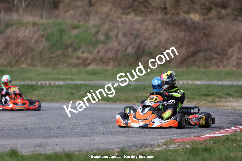 9 & 10/03/2024 : 1ère manche du Championnat du Sud au circuit d’Aigues-Vives (photos Stéphane Agnus) 2024 — karting