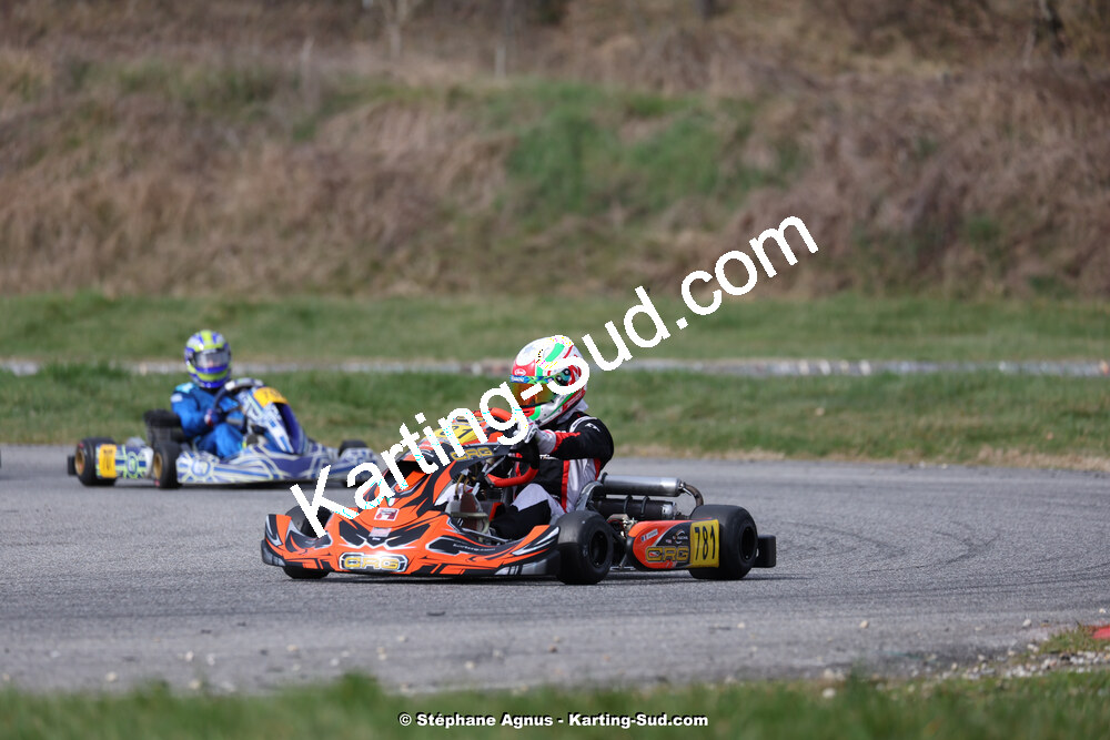 9 & 10/03/2024 : 1ère manche du Championnat du Sud au circuit d’Aigues-Vives (photos Stéphane Agnus) 2024 — karting