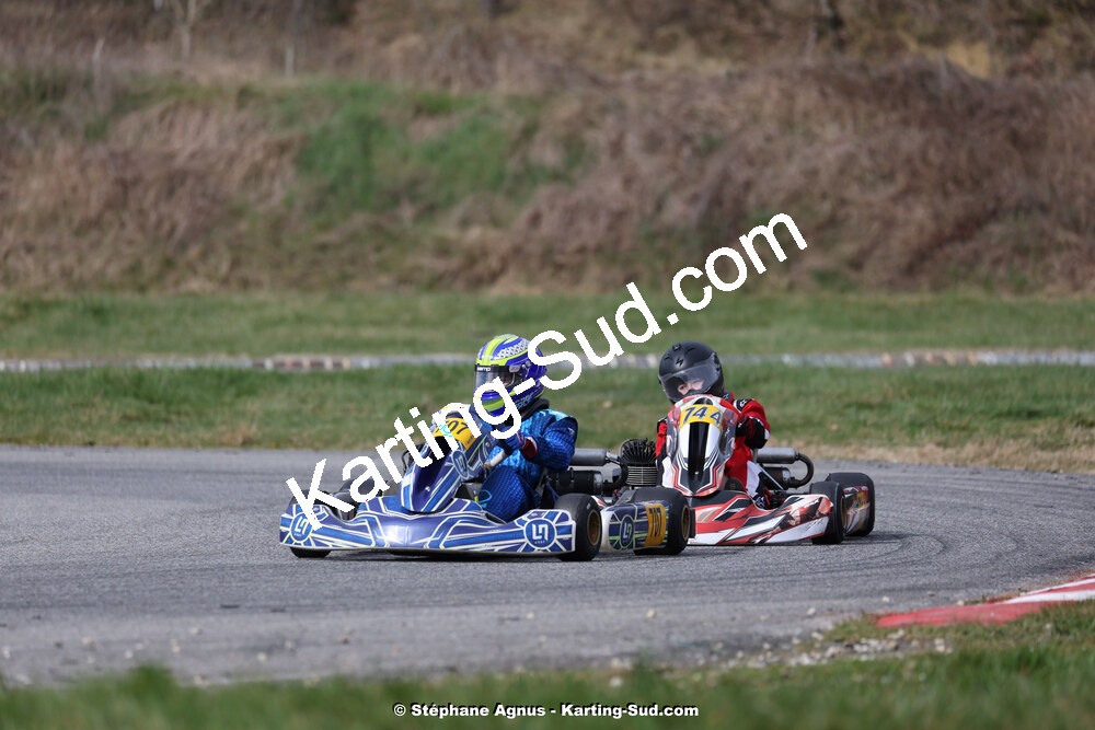 9 & 10/03/2024 : 1ère manche du Championnat du Sud au circuit d’Aigues-Vives (photos Stéphane Agnus) 2024 — karting