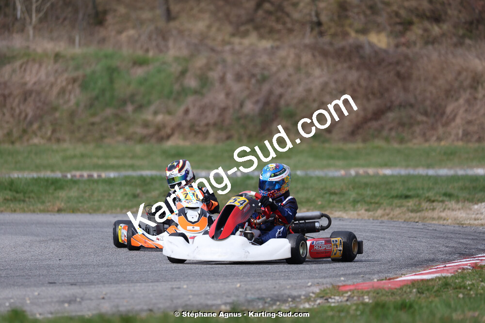 9 & 10/03/2024 : 1ère manche du Championnat du Sud au circuit d’Aigues-Vives (photos Stéphane Agnus) 2024 — karting