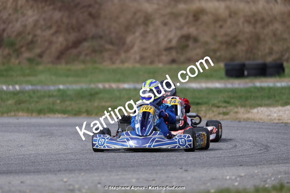 9 & 10/03/2024 : 1ère manche du Championnat du Sud au circuit d’Aigues-Vives (photos Stéphane Agnus) 2024 — karting