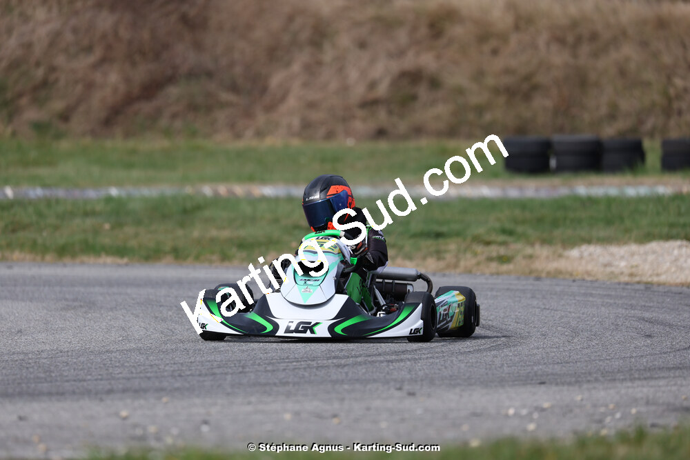 9 & 10/03/2024 : 1ère manche du Championnat du Sud au circuit d’Aigues-Vives (photos Stéphane Agnus) 2024 — karting