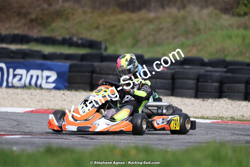 9 & 10/03/2024 : 1ère manche du Championnat du Sud au circuit d’Aigues-Vives (photos Stéphane Agnus) 2024 — karting