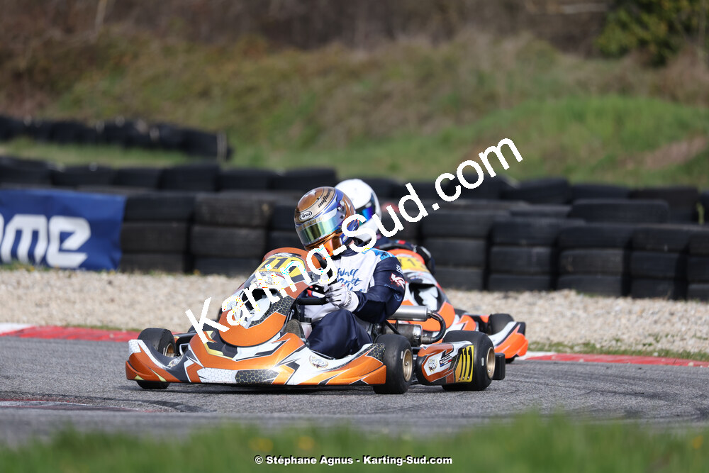 9 & 10/03/2024 : 1ère manche du Championnat du Sud au circuit d’Aigues-Vives (photos Stéphane Agnus) 2024 — karting