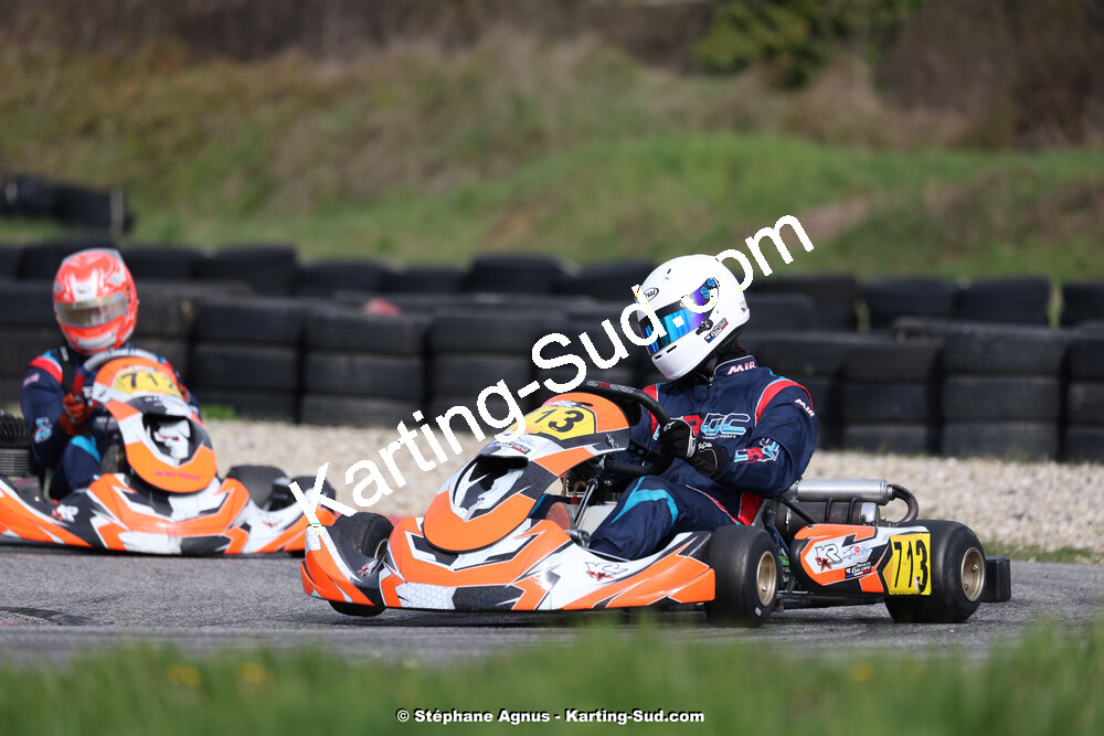 9 & 10/03/2024 : 1ère manche du Championnat du Sud au circuit d’Aigues-Vives (photos Stéphane Agnus) 2024 — karting