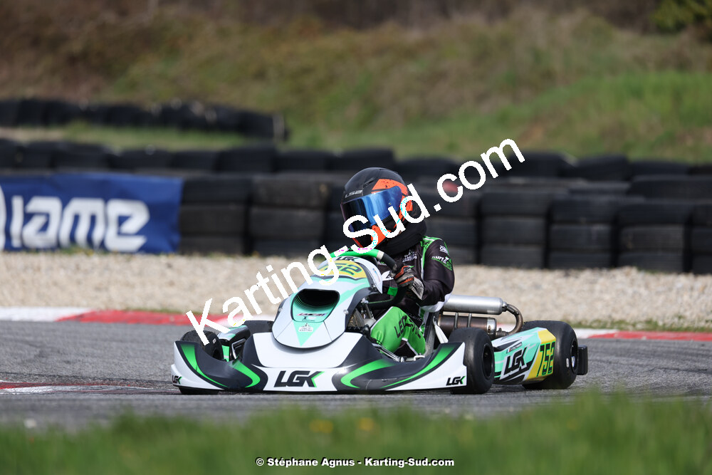 9 & 10/03/2024 : 1ère manche du Championnat du Sud au circuit d’Aigues-Vives (photos Stéphane Agnus) 2024 — karting