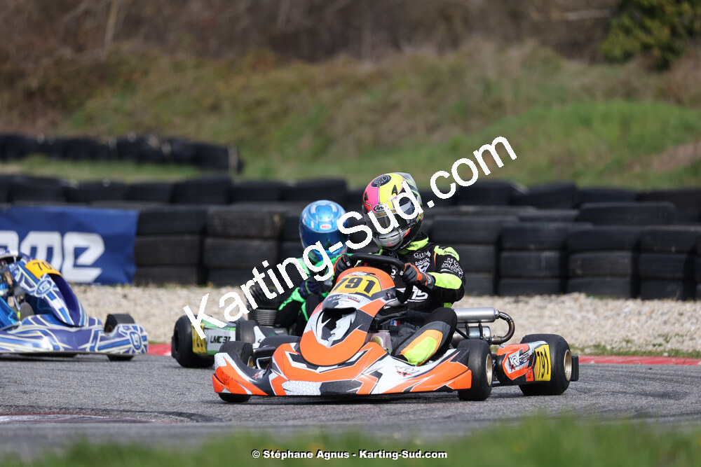 9 & 10/03/2024 : 1ère manche du Championnat du Sud au circuit d’Aigues-Vives (photos Stéphane Agnus) 2024 — karting