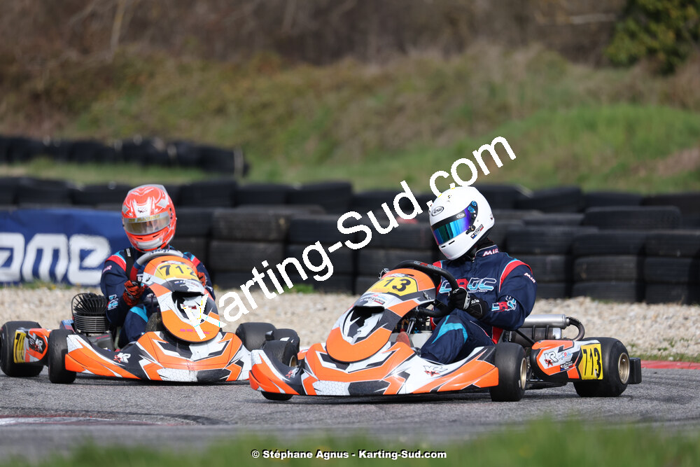 9 & 10/03/2024 : 1ère manche du Championnat du Sud au circuit d’Aigues-Vives (photos Stéphane Agnus) 2024 — karting