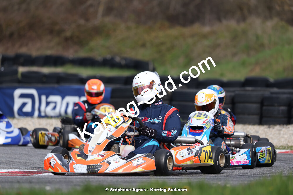 9 & 10/03/2024 : 1ère manche du Championnat du Sud au circuit d’Aigues-Vives (photos Stéphane Agnus) 2024 — karting