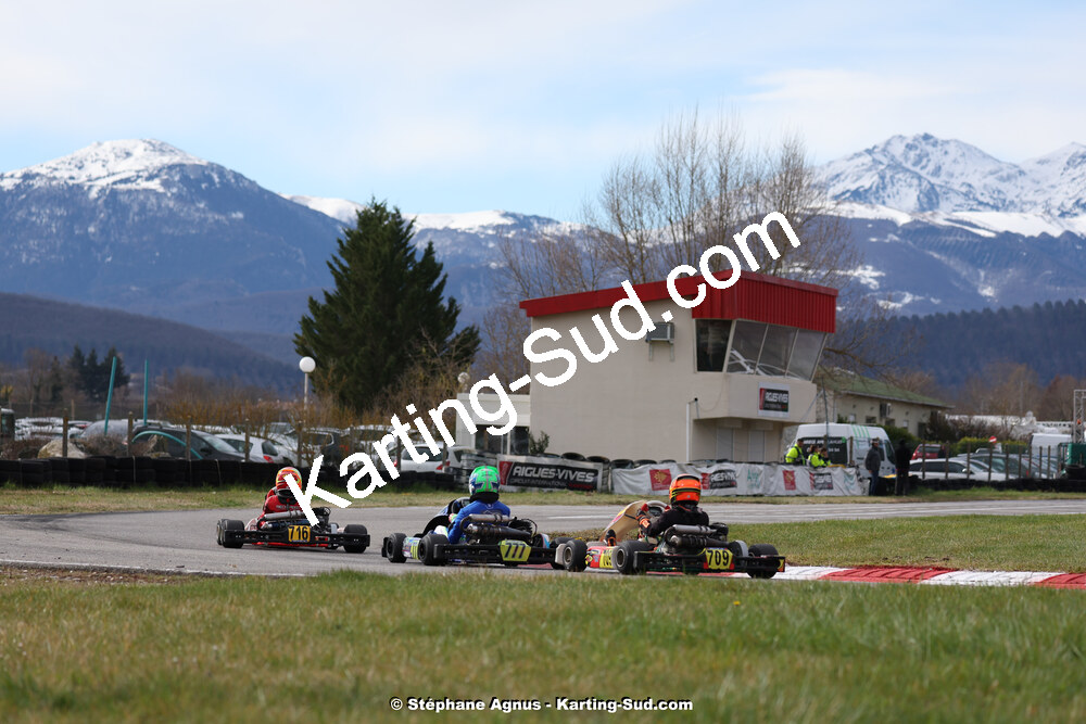 9 & 10/03/2024 : 1ère manche du Championnat du Sud au circuit d’Aigues-Vives (photos Stéphane Agnus) 2024 — karting