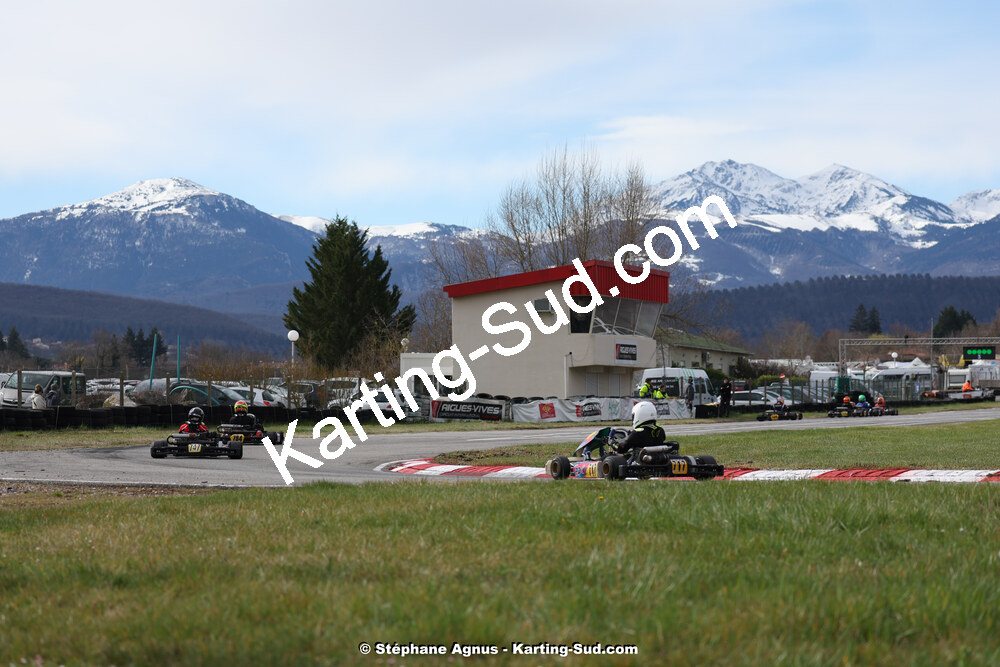 9 & 10/03/2024 : 1ère manche du Championnat du Sud au circuit d’Aigues-Vives (photos Stéphane Agnus) 2024 — karting