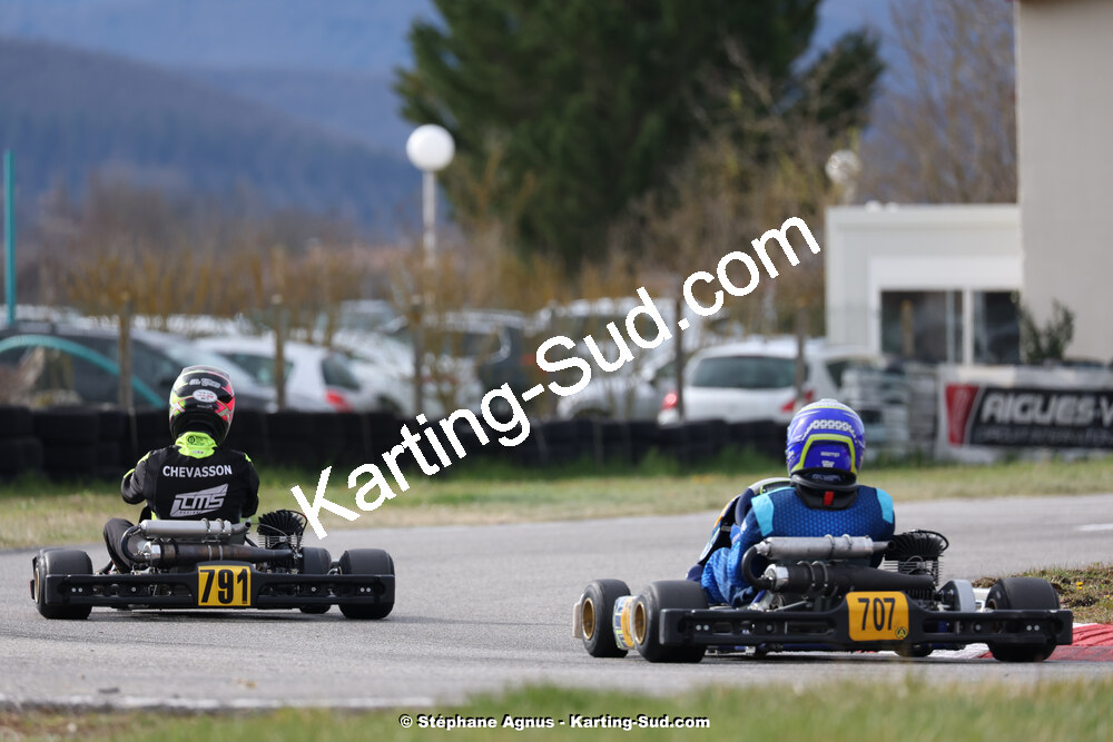 9 & 10/03/2024 : 1ère manche du Championnat du Sud au circuit d’Aigues-Vives (photos Stéphane Agnus) 2024 — karting