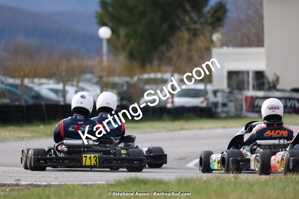9 & 10/03/2024 : 1ère manche du Championnat du Sud au circuit d’Aigues-Vives (photos Stéphane Agnus) 2024 — karting