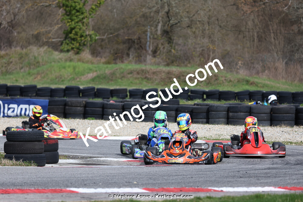 9 & 10/03/2024 : 1ère manche du Championnat du Sud au circuit d’Aigues-Vives (photos Stéphane Agnus) 2024 — karting