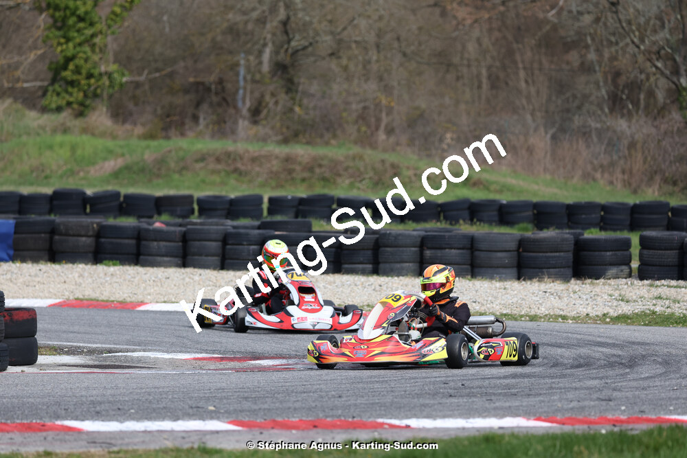 9 & 10/03/2024 : 1ère manche du Championnat du Sud au circuit d’Aigues-Vives (photos Stéphane Agnus) 2024 — karting