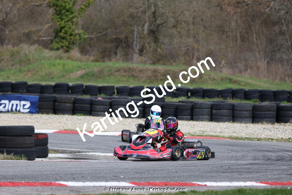 9 & 10/03/2024 : 1ère manche du Championnat du Sud au circuit d’Aigues-Vives (photos Stéphane Agnus) 2024 — karting