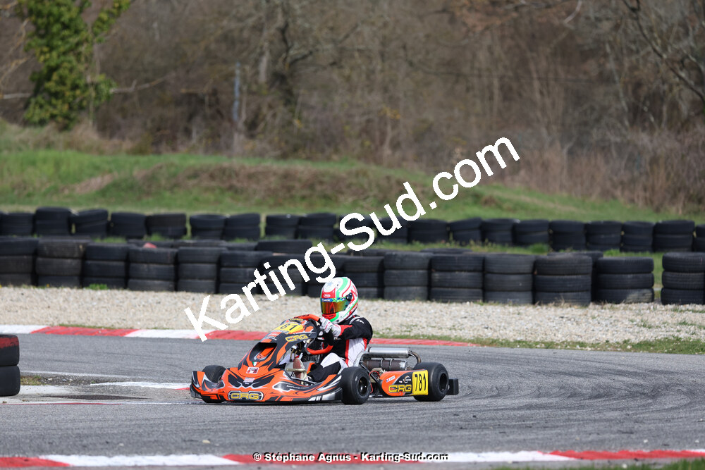 9 & 10/03/2024 : 1ère manche du Championnat du Sud au circuit d’Aigues-Vives (photos Stéphane Agnus) 2024 — karting