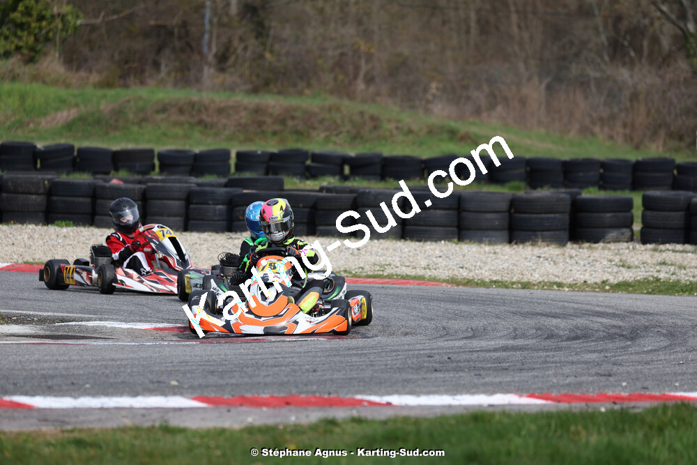 9 & 10/03/2024 : 1ère manche du Championnat du Sud au circuit d’Aigues-Vives (photos Stéphane Agnus) 2024 — karting