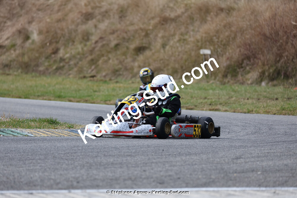 9 & 10/03/2024 : 1ère manche du Championnat du Sud au circuit d’Aigues-Vives (photos Stéphane Agnus) 2024 — karting