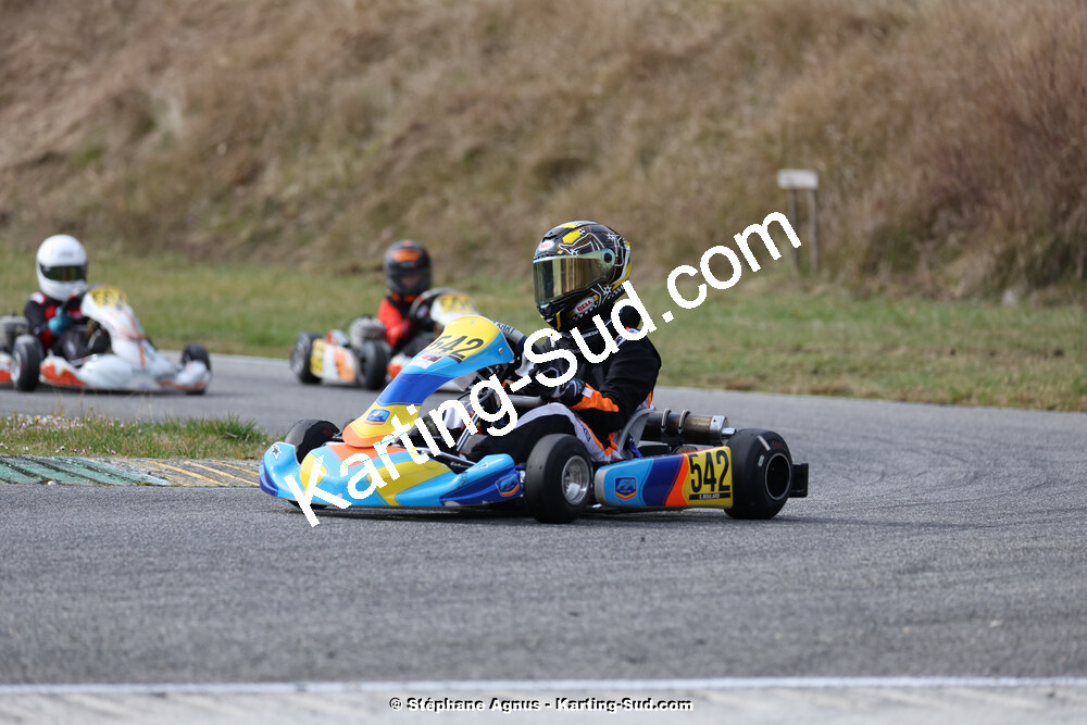 9 & 10/03/2024 : 1ère manche du Championnat du Sud au circuit d’Aigues-Vives (photos Stéphane Agnus) 2024 — karting