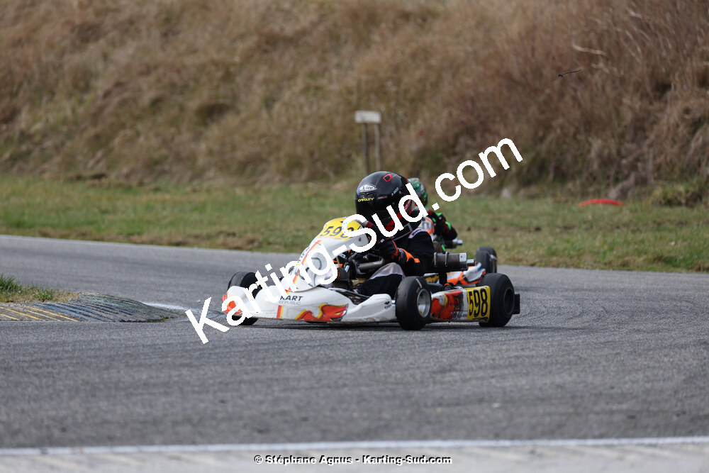 9 & 10/03/2024 : 1ère manche du Championnat du Sud au circuit d’Aigues-Vives (photos Stéphane Agnus) 2024 — karting
