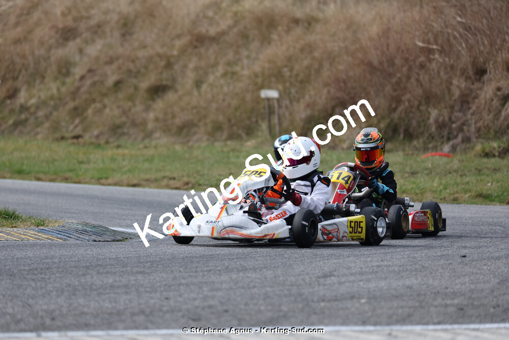9 & 10/03/2024 : 1ère manche du Championnat du Sud au circuit d’Aigues-Vives (photos Stéphane Agnus) 2024 — karting