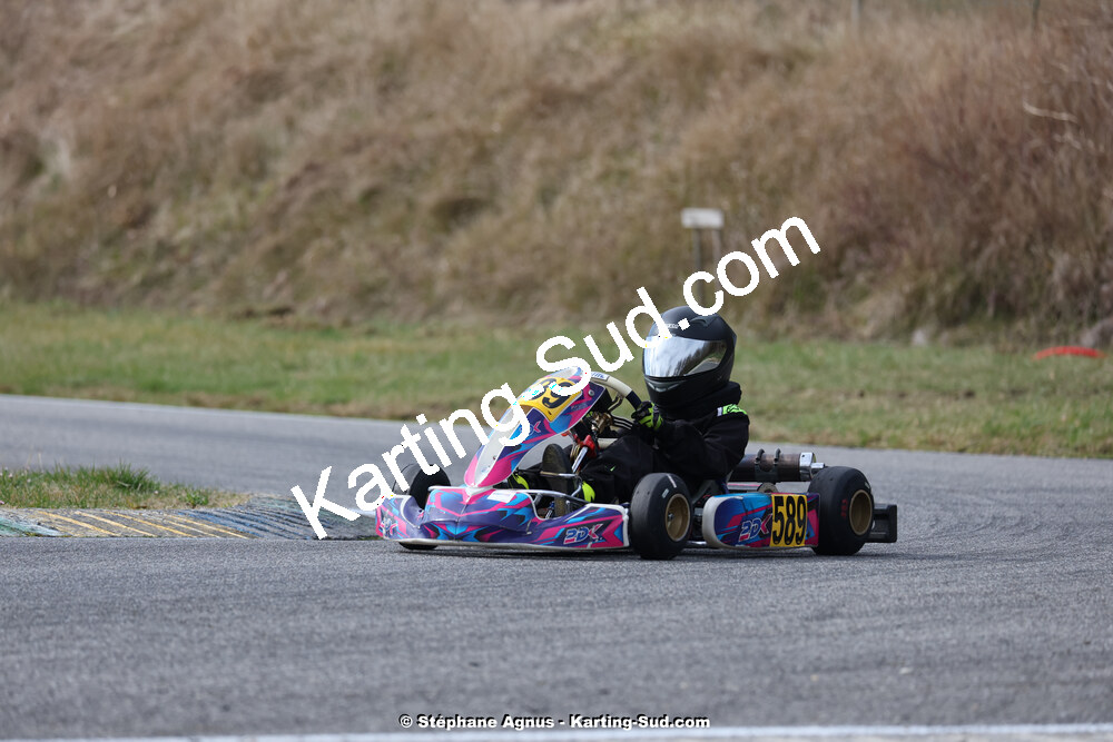 9 & 10/03/2024 : 1ère manche du Championnat du Sud au circuit d’Aigues-Vives (photos Stéphane Agnus) 2024 — karting