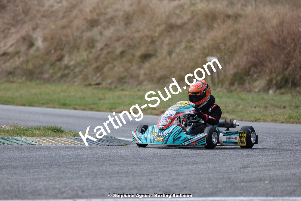 9 & 10/03/2024 : 1ère manche du Championnat du Sud au circuit d’Aigues-Vives (photos Stéphane Agnus) 2024 — karting