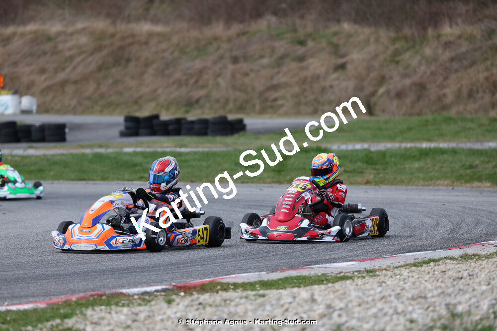 9 & 10/03/2024 : 1ère manche du Championnat du Sud au circuit d’Aigues-Vives (photos Stéphane Agnus) 2024 — karting