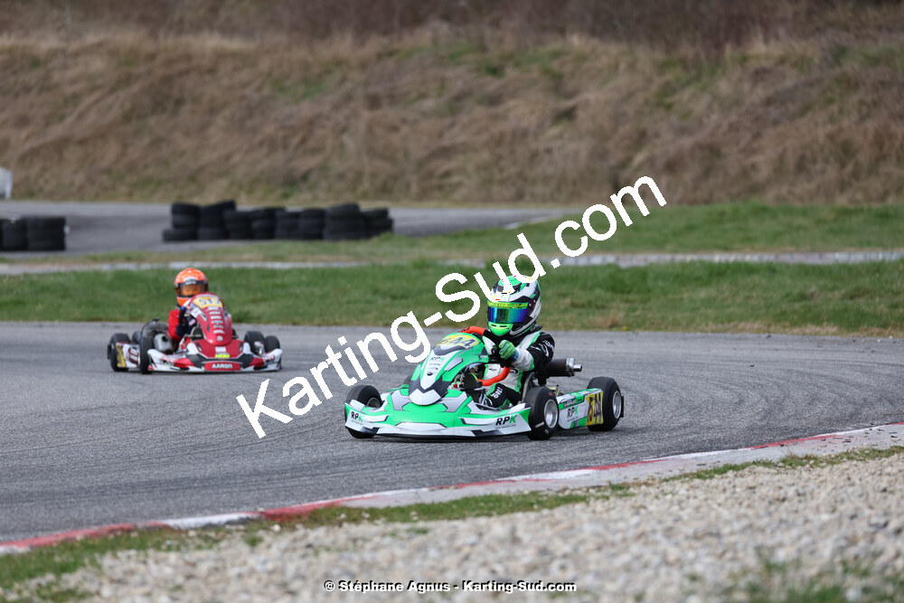 9 & 10/03/2024 : 1ère manche du Championnat du Sud au circuit d’Aigues-Vives (photos Stéphane Agnus) 2024 — karting