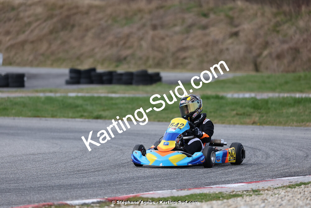 9 & 10/03/2024 : 1ère manche du Championnat du Sud au circuit d’Aigues-Vives (photos Stéphane Agnus) 2024 — karting