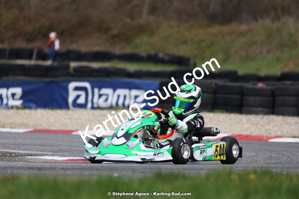 9 & 10/03/2024 : 1ère manche du Championnat du Sud au circuit d’Aigues-Vives (photos Stéphane Agnus) 2024 — karting