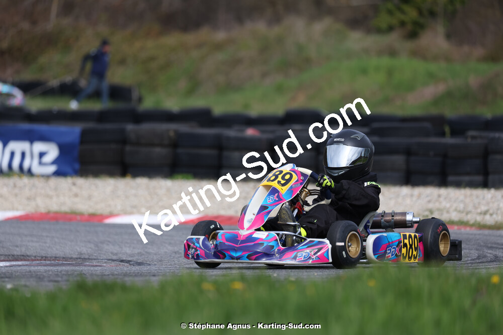 9 & 10/03/2024 : 1ère manche du Championnat du Sud au circuit d’Aigues-Vives (photos Stéphane Agnus) 2024 — karting