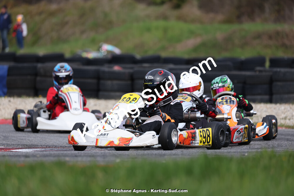 9 & 10/03/2024 : 1ère manche du Championnat du Sud au circuit d’Aigues-Vives (photos Stéphane Agnus) 2024 — karting