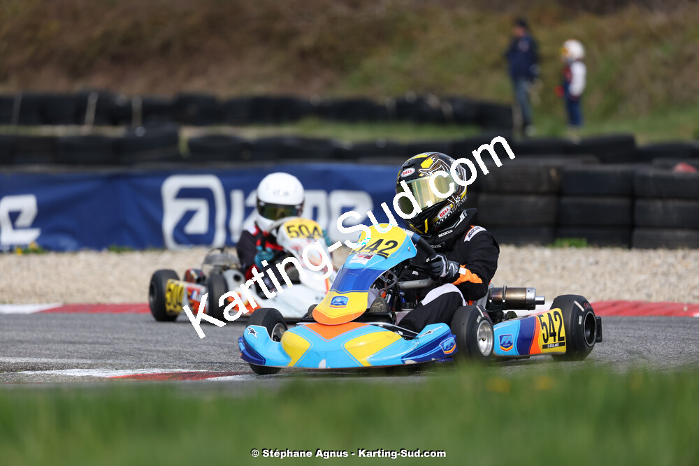 9 & 10/03/2024 : 1ère manche du Championnat du Sud au circuit d’Aigues-Vives (photos Stéphane Agnus) 2024 — karting