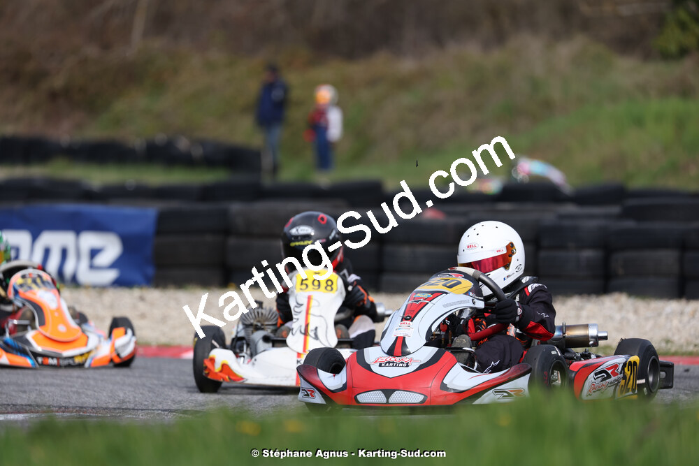 9 & 10/03/2024 : 1ère manche du Championnat du Sud au circuit d’Aigues-Vives (photos Stéphane Agnus) 2024 — karting
