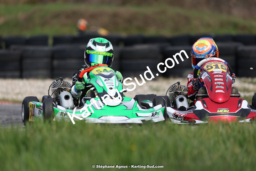 9 & 10/03/2024 : 1ère manche du Championnat du Sud au circuit d’Aigues-Vives (photos Stéphane Agnus) 2024 — karting