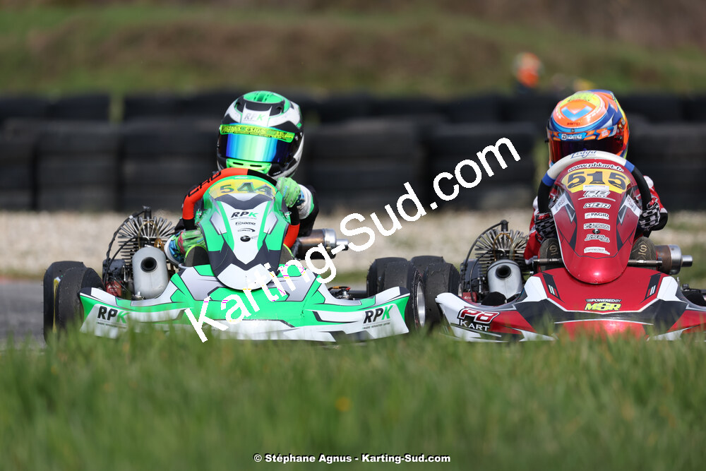 9 & 10/03/2024 : 1ère manche du Championnat du Sud au circuit d’Aigues-Vives (photos Stéphane Agnus) 2024 — karting