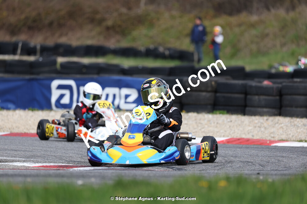 9 & 10/03/2024 : 1ère manche du Championnat du Sud au circuit d’Aigues-Vives (photos Stéphane Agnus) 2024 — karting