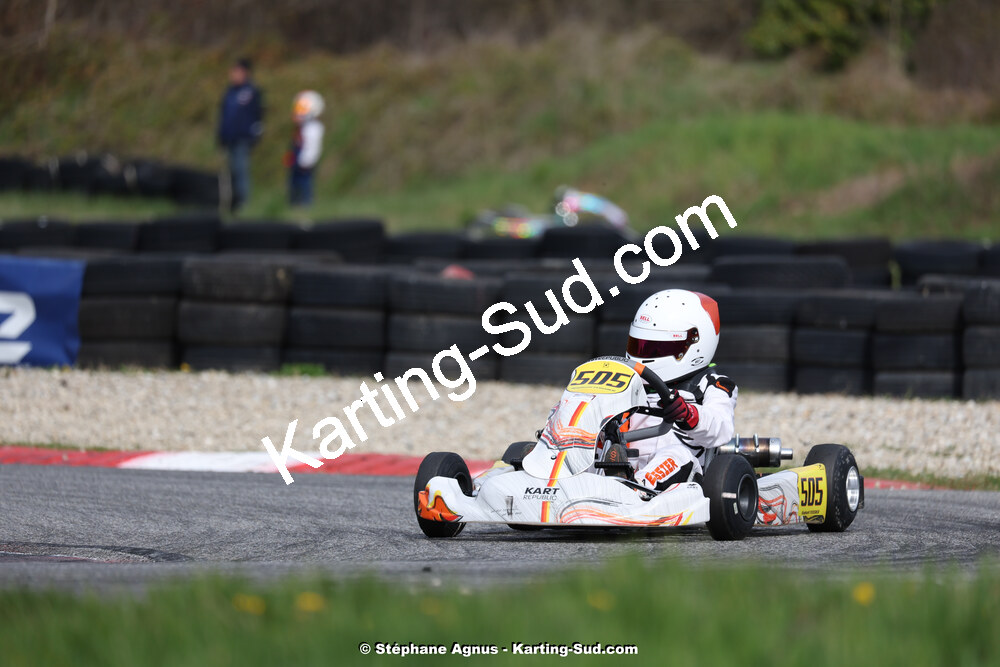 9 & 10/03/2024 : 1ère manche du Championnat du Sud au circuit d’Aigues-Vives (photos Stéphane Agnus) 2024 — karting