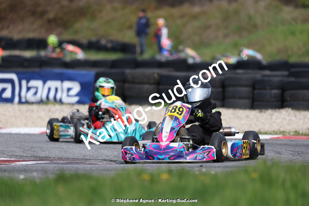 9 & 10/03/2024 : 1ère manche du Championnat du Sud au circuit d’Aigues-Vives (photos Stéphane Agnus) 2024 — karting