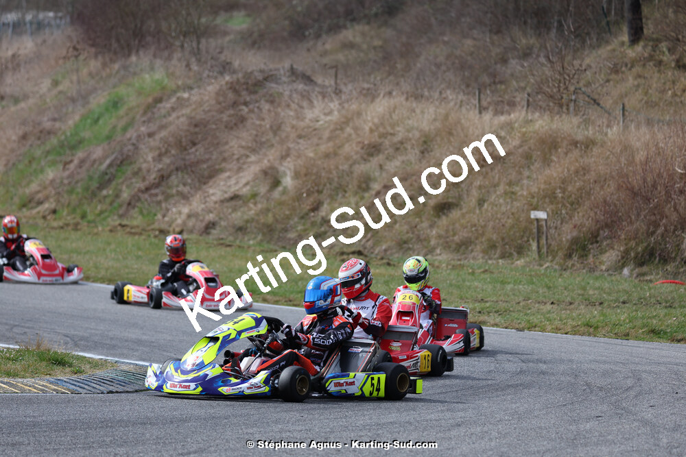 9 & 10/03/2024 : 1ère manche du Championnat du Sud au circuit d’Aigues-Vives (photos Stéphane Agnus) 2024 — karting