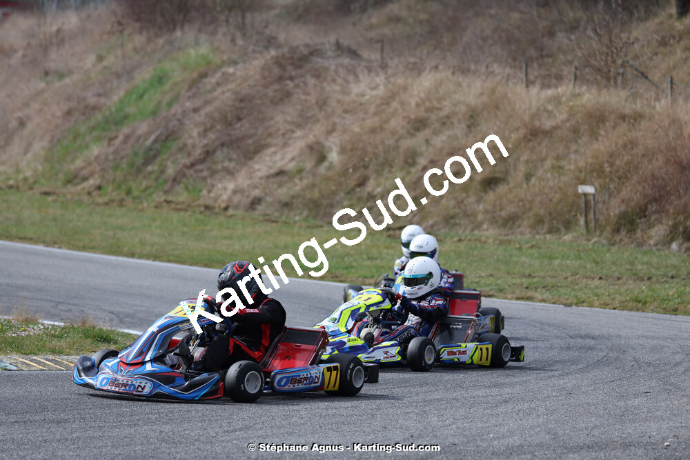 9 & 10/03/2024 : 1ère manche du Championnat du Sud au circuit d’Aigues-Vives (photos Stéphane Agnus) 2024 — karting