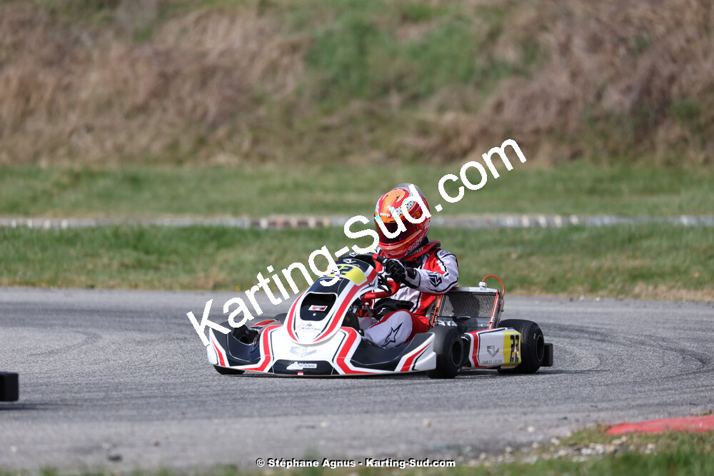 9 & 10/03/2024 : 1ère manche du Championnat du Sud au circuit d’Aigues-Vives (photos Stéphane Agnus) 2024 — karting