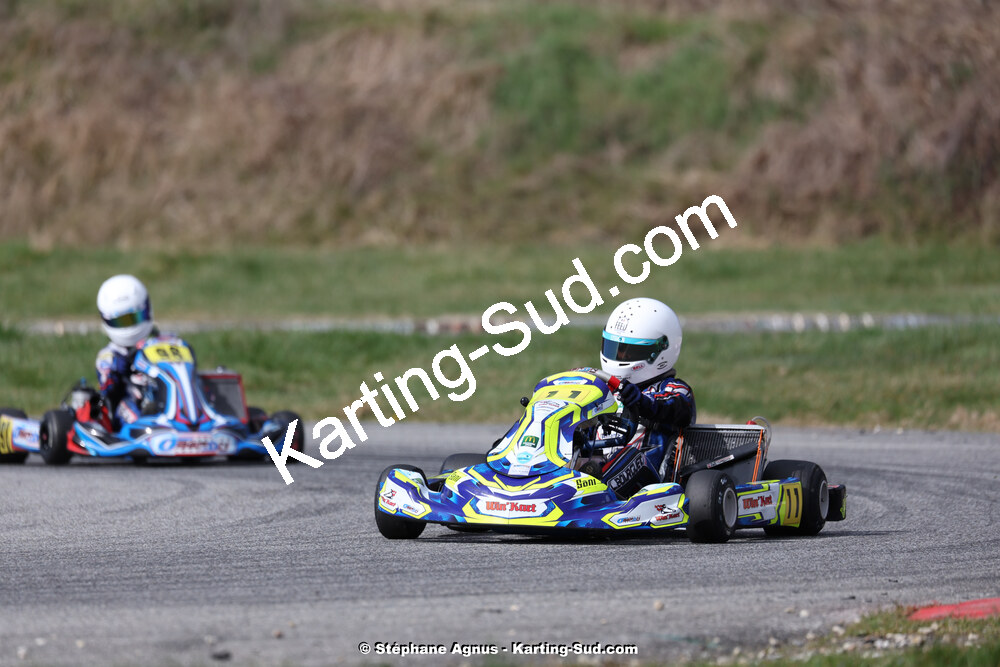 9 & 10/03/2024 : 1ère manche du Championnat du Sud au circuit d’Aigues-Vives (photos Stéphane Agnus) 2024 — karting