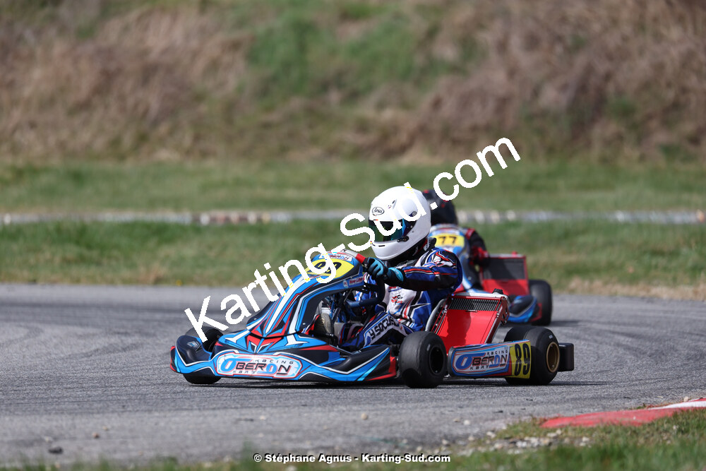9 & 10/03/2024 : 1ère manche du Championnat du Sud au circuit d’Aigues-Vives (photos Stéphane Agnus) 2024 — karting