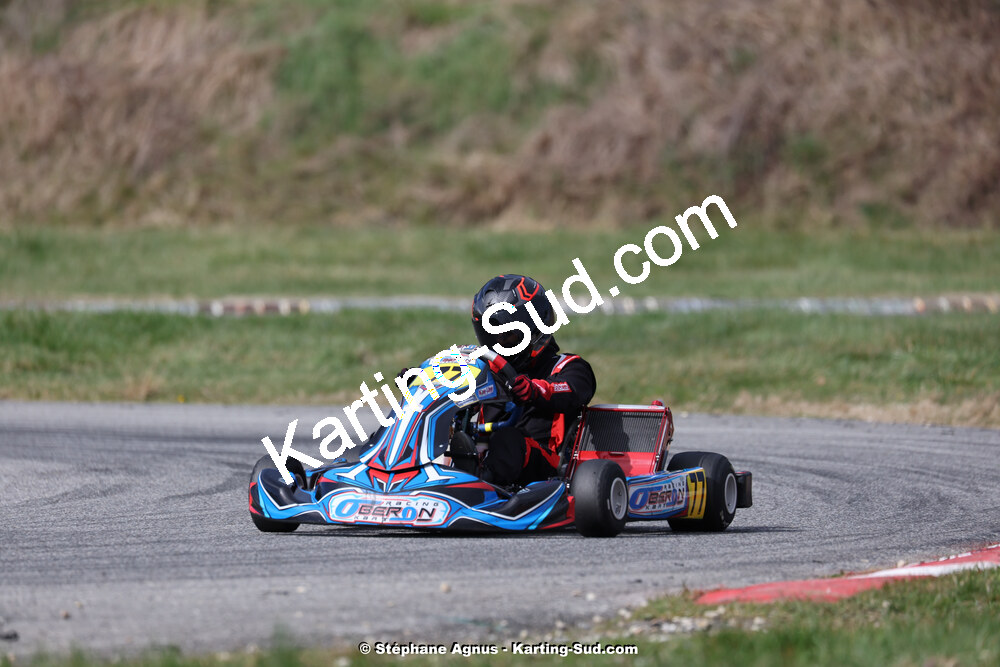 9 & 10/03/2024 : 1ère manche du Championnat du Sud au circuit d’Aigues-Vives (photos Stéphane Agnus) 2024 — karting